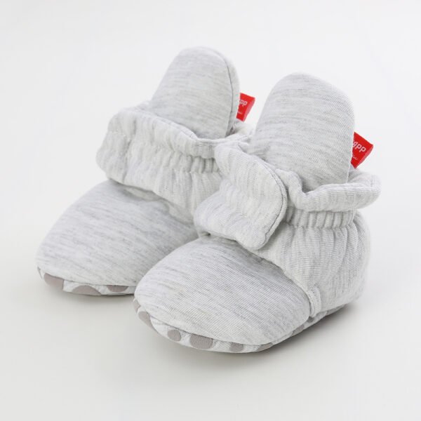 Spring, autumn and winter knitted fabric baby cotton shoes - Image 2