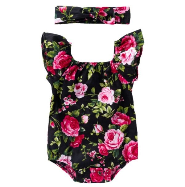 Baby Flying sleeves Romper | Children's wear | baby cotton print Cloth