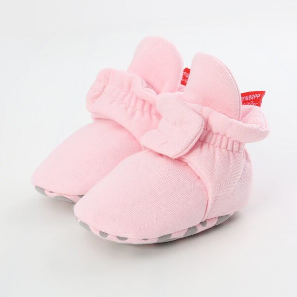 Spring, autumn and winter knitted fabric baby cotton shoes - Image 4