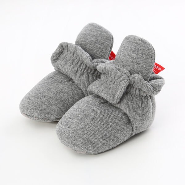 Spring, autumn and winter knitted fabric baby cotton shoes - Image 8