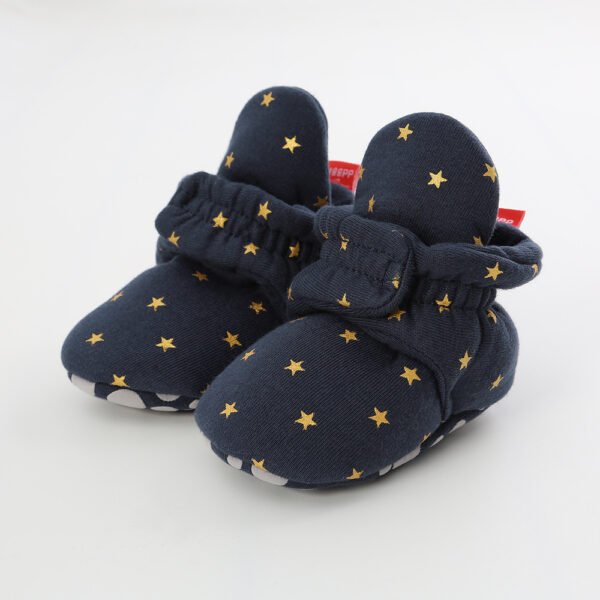 Spring, autumn and winter knitted fabric baby cotton shoes - Image 7