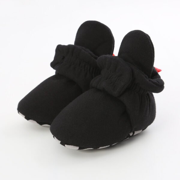 Spring, autumn and winter knitted fabric baby cotton shoes - Image 5