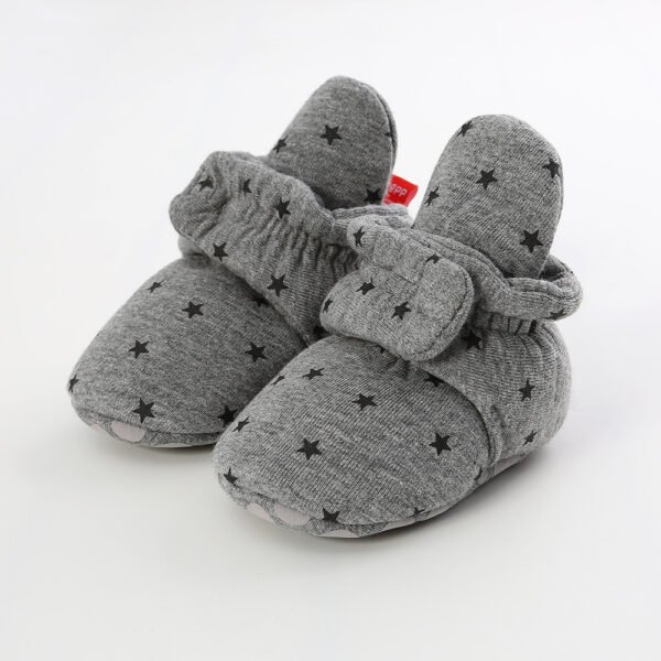 Spring, autumn and winter knitted fabric baby cotton shoes - Image 10