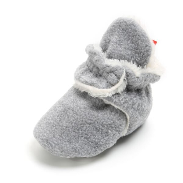 Spring, autumn and winter knitted fabric baby cotton shoes - Image 6