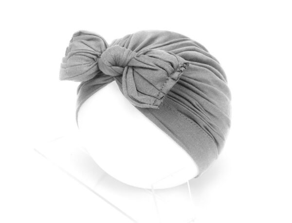 Pleated Baby Hat Bow Solid Color Pullover Indian Hat - Image 10