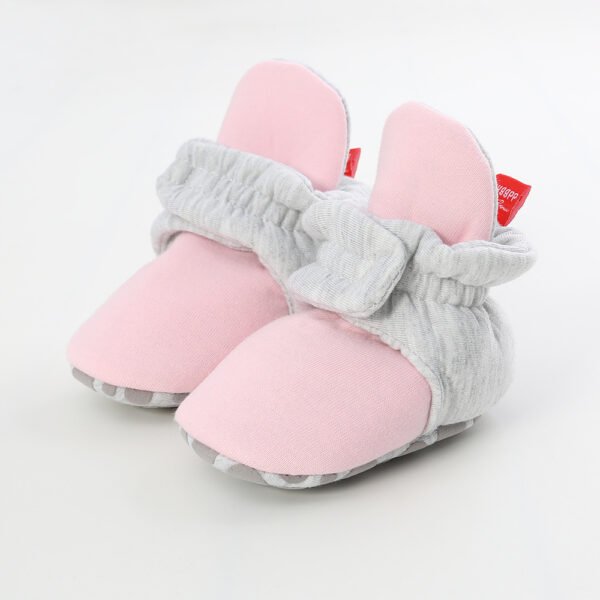 Spring, autumn and winter knitted fabric baby cotton shoes - Image 9