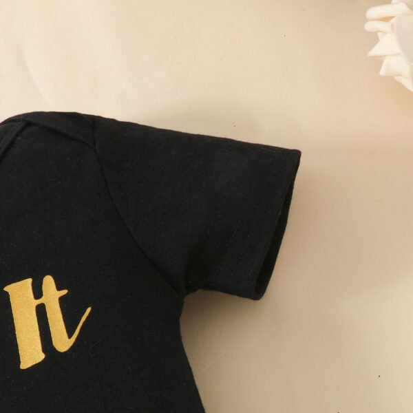 Baby Girl Short Sleeve | Triangle Rompers | Shorts Suit - Image 6