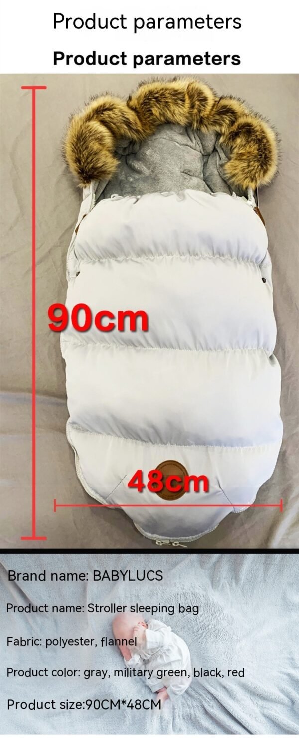 Baby Stroller Sleeping Bag Stroller Accessories - Image 8